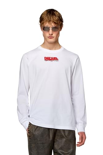 Diesel_T-JUST-LS-K2 MAGLIET_Shirt_Weiß_L von Diesel