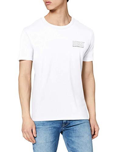 Diesel Herren T-Shirt UMLT-JAKE, Weiß (Bright White 100-0qazn), M von Diesel