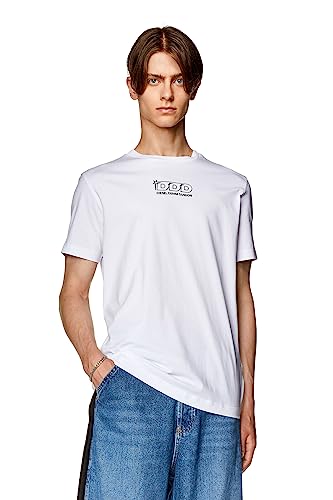 Diesel Herren T-diegor-l15 T-Shirt, 100-0 Catm, Large von Diesel