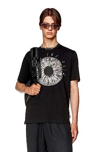 Diesel Herren T-just-l19 T-Shirt, 900-0 Catm, Large von Diesel