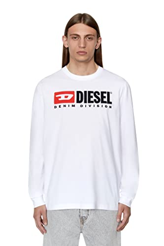 Diesel Herren T-just-ls-div T-Shirt, 100-0aaxj, 56 von Diesel