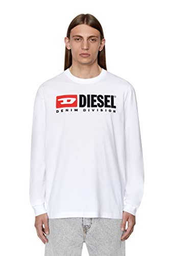 Diesel Herren T-just-ls-div T-Shirt, 100-0aaxj, Medium von Diesel