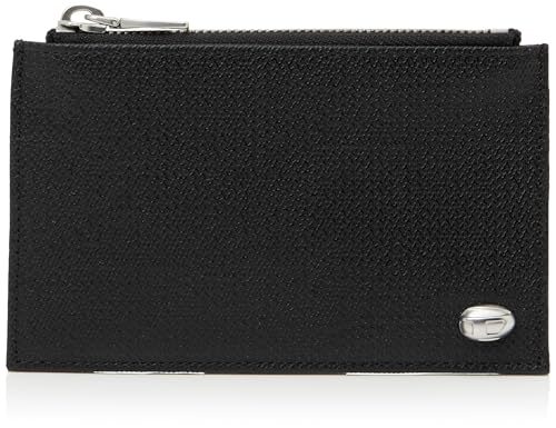 Diesel Herren Touchture Card Holder Coin M Wallet Reisezubehör-Brieftasche, schwarz von Diesel
