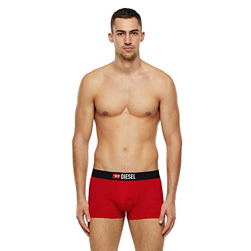 Diesel Herren UMBX-damienthreepack Boxershorts Badehose, Schwarz/Rot/Blau, Small von Diesel