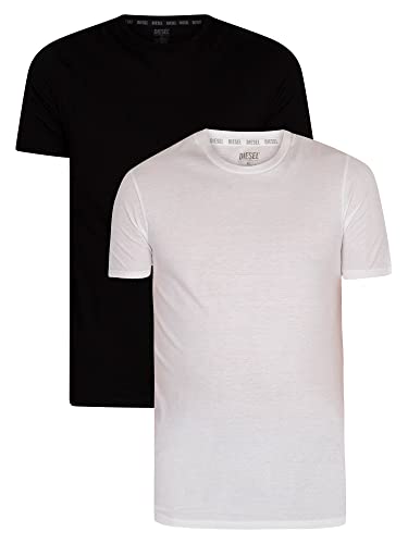 Diesel Herren UMTEE-Randal-Tube-TWOPACK T-Shirt, E0013-0bvfb, S (2er Pack) von Diesel