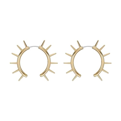 Diesel Herrenohrringe aus Edelstahl oder Halbedelmetall mit Bügelverschluss, Golden von Diesel