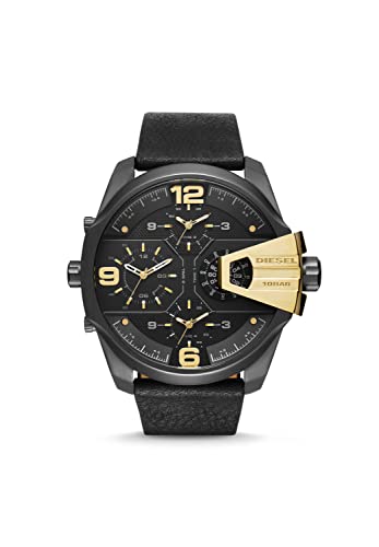 Diesel Herrenuhr Diesel Chief Series, Zweizeigeruhrwerk, 55 mm Gehäuse aus Gunmetal mit Edelstahlarmband, DZ7377 Diesel Herrenuhr Diesel Chief Series, Zweizeigeruhrwerk, 55 mm Gehäuse aus Gunmetal mit Edelstahlarmband, DZ7377 von Diesel