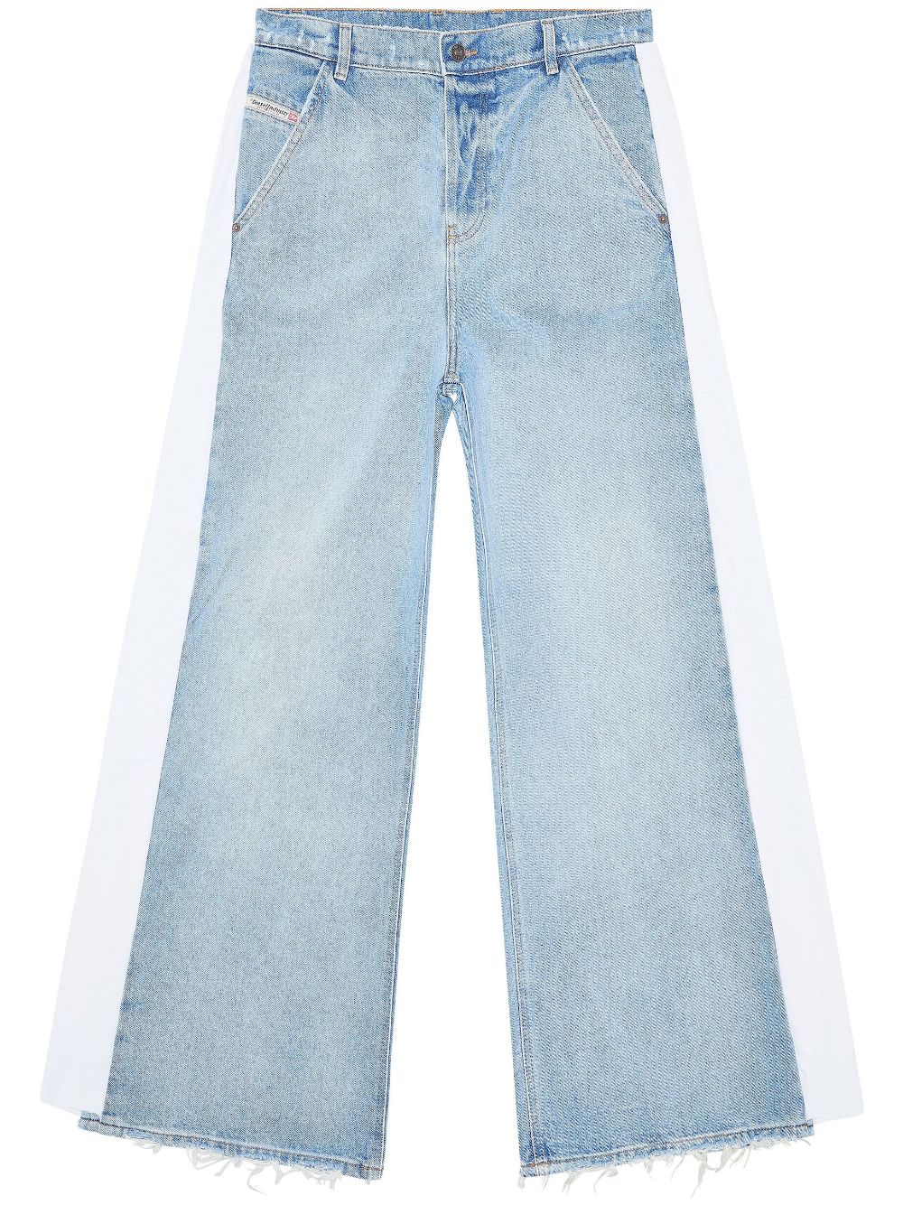 Diesel Jeans mit Galonstreifen - Blau von Diesel