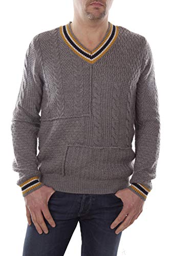 Diesel K-Corno Herren Pullover Strick (Grau, L) von Diesel