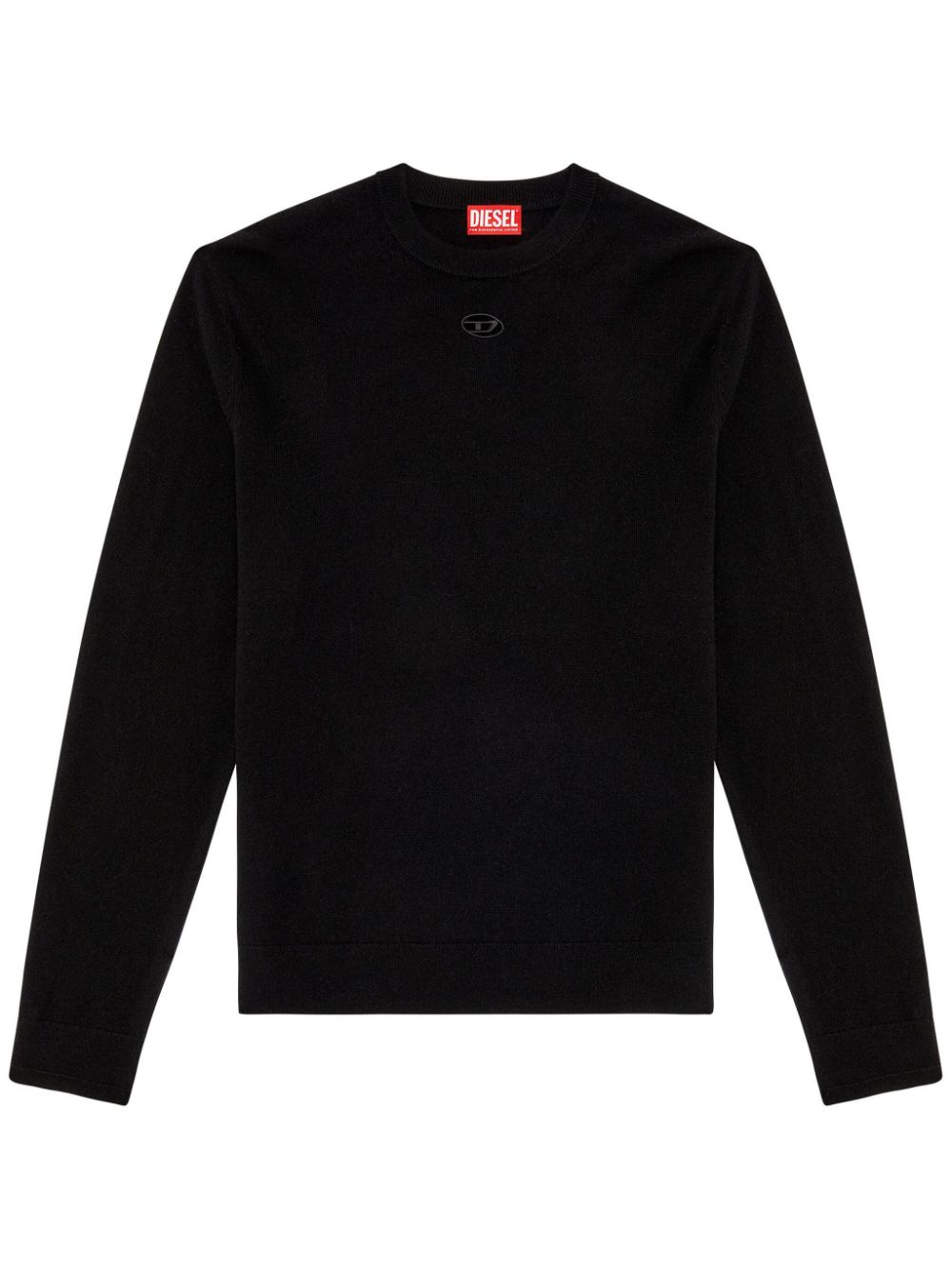 Diesel K-Vieri Pullover mit Logo-Stickerei - Schwarz von Diesel