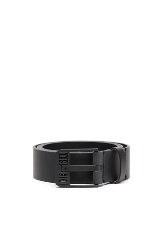 Diesel_LOGO BLUESTAR II BELT_APPAREL_BELT_Schwarz/Schwarz_75 von Diesel