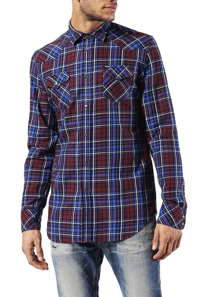 Diesel Langarmhemd Diesel Sulfeden CAMICIA Herren Hemd von Diesel