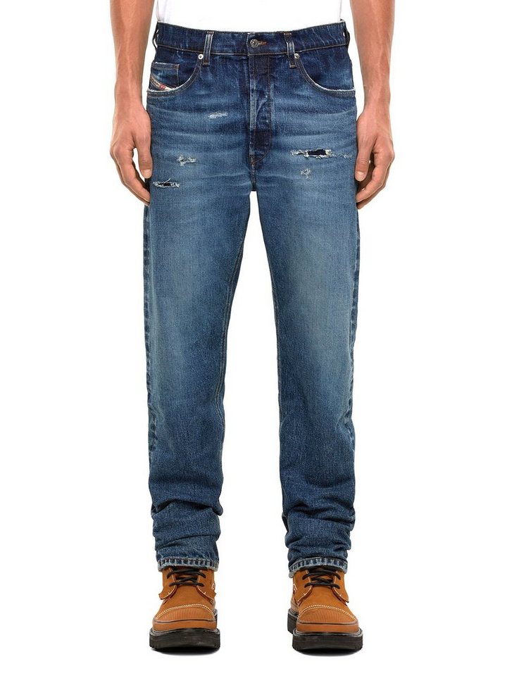 Diesel Loose-fit-Jeans Straight Stretch Hose - D-Macs 0079P von Diesel