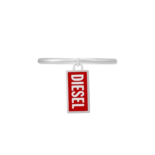 Diesel Font Unisex Edelstahl Charmringe von Diesel