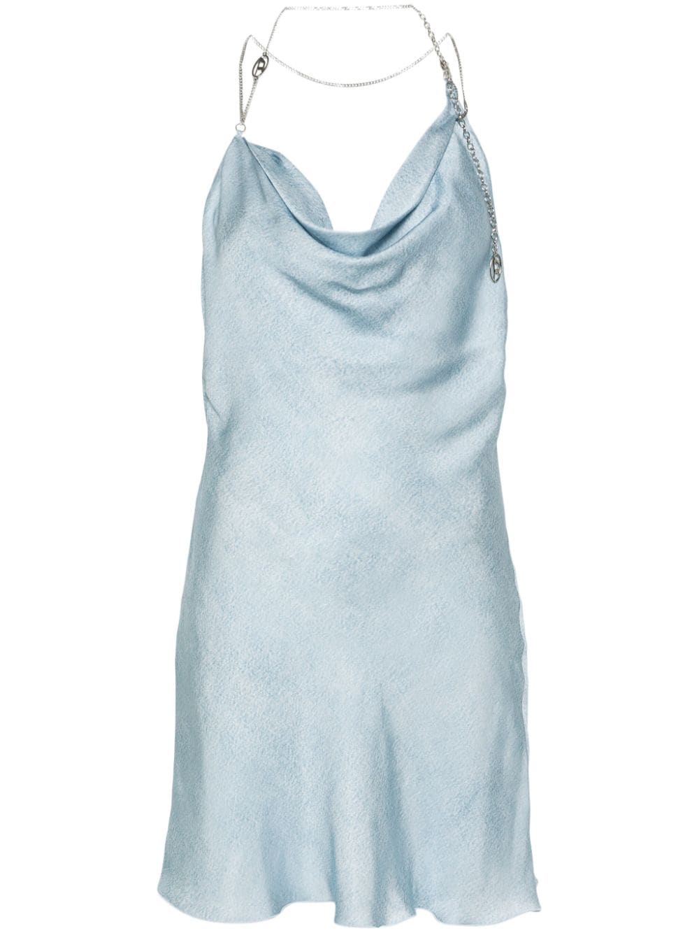 Diesel Minikleid aus Satin - Blau von Diesel