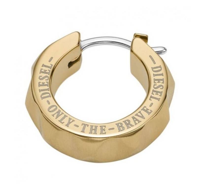 Diesel Ohrring-Set Stilvoller vergoldeter einzelner Ohrring DX1417710 von Diesel