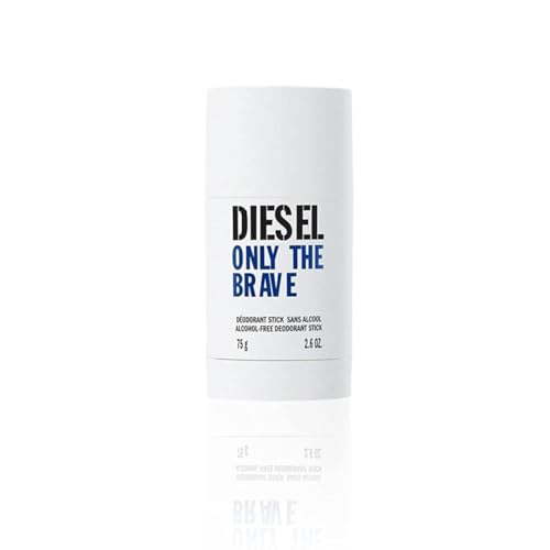 Diesel Only The Brave, Transparenter Deo Stick für Männer, Festes und langanhaltendes Deodorant mit hohem Schutz von Diesel