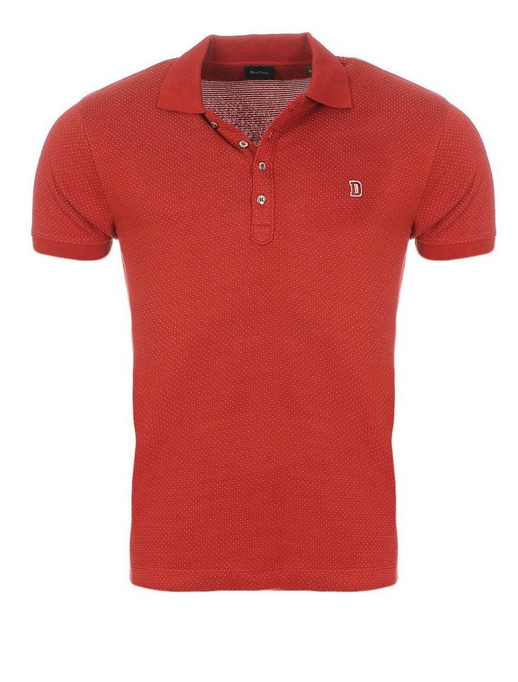 Diesel Poloshirt Diesel Herren Poloshirt T-KALAR-DOTS aus Baumwolle, in Unifarbe von Diesel