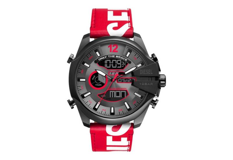 Diesel Quarzuhr Diesel Herrenuhr MEGA CHIEF Chronograph DZ4647 von Diesel