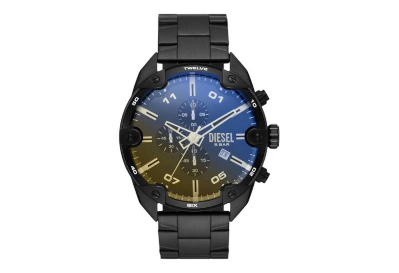 Diesel Quarzuhr Herren-Chronograph Uhr DZ4609 – Kollektion Spiked von Diesel