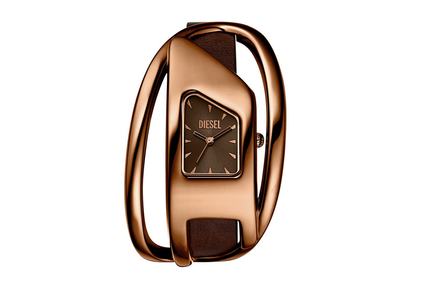 Diesel Quarzuhr WRAP-D DZ5630, Armbanduhr, Damenuhr, Lederarmband, analog von Diesel