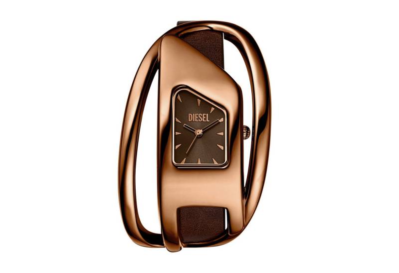 Diesel Quarzuhr WRAP-D DZ5630, Armbanduhr, Damenuhr, Lederarmband, analog von Diesel