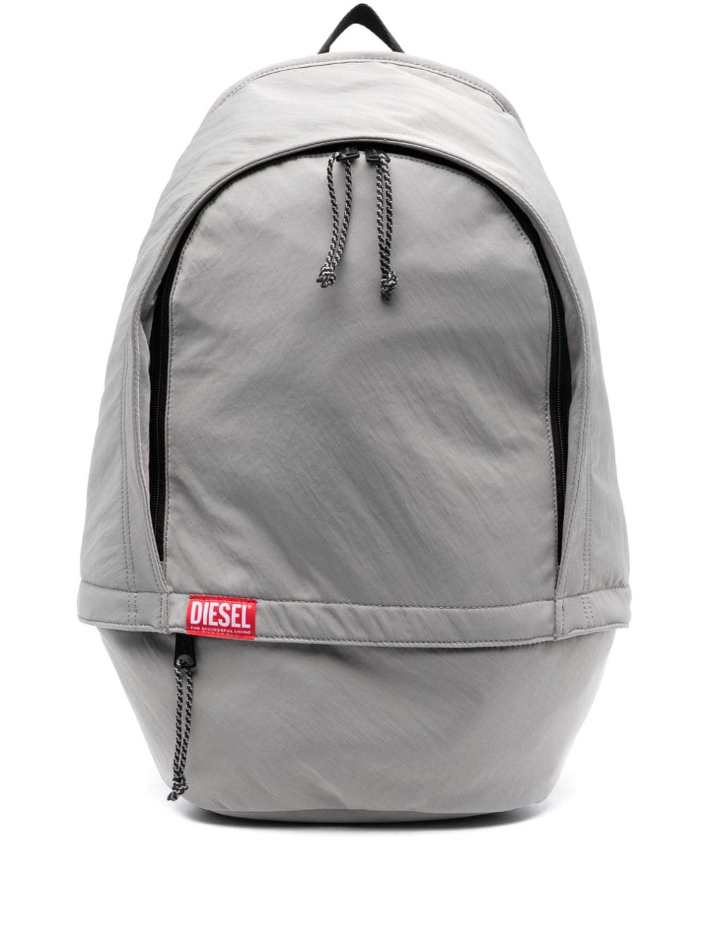 Diesel Race Rucksack mit Logo-Patch - Grau von Diesel