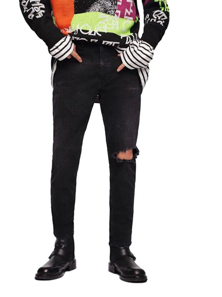 Diesel Regular-fit-Jeans Diesel Eetar 069DV Herren Jeans Hose Karottenjeans von Diesel