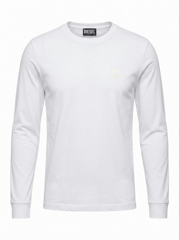 Diesel Rundhalsshirt Slim Fit - T-DIEGO-LONG-A-R-HD-NEW von Diesel