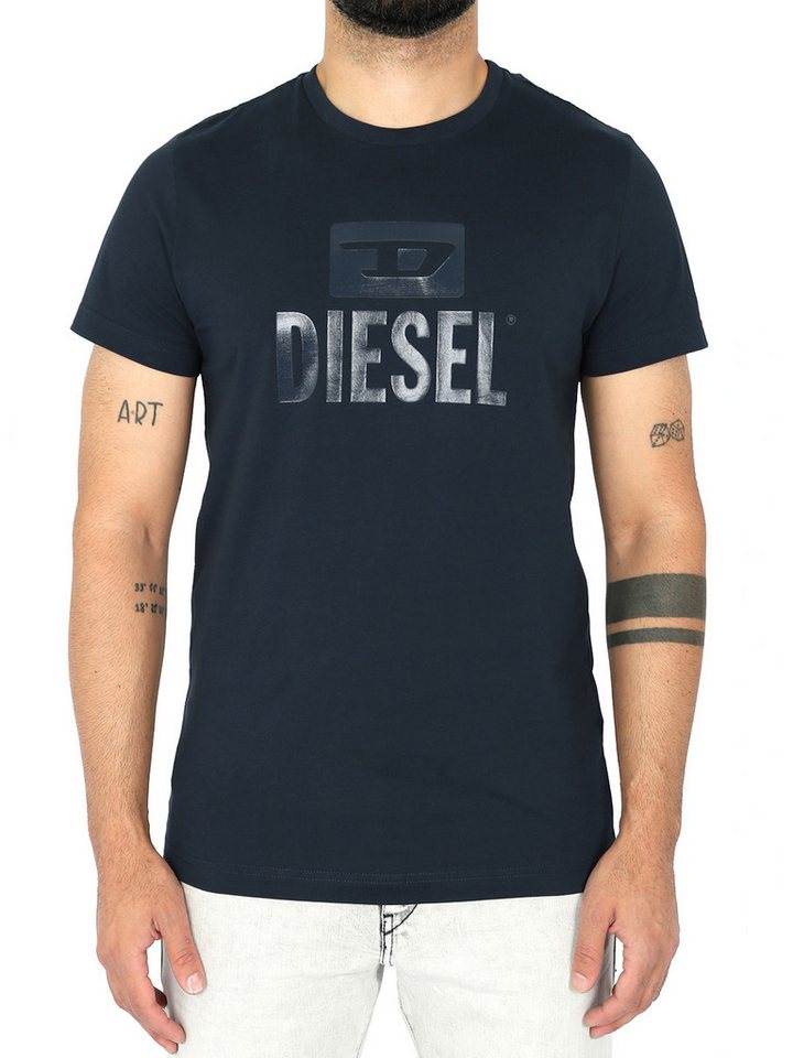 Diesel Rundhalsshirt Slim Fit - T-Diego Tone On Tone 81E von Diesel