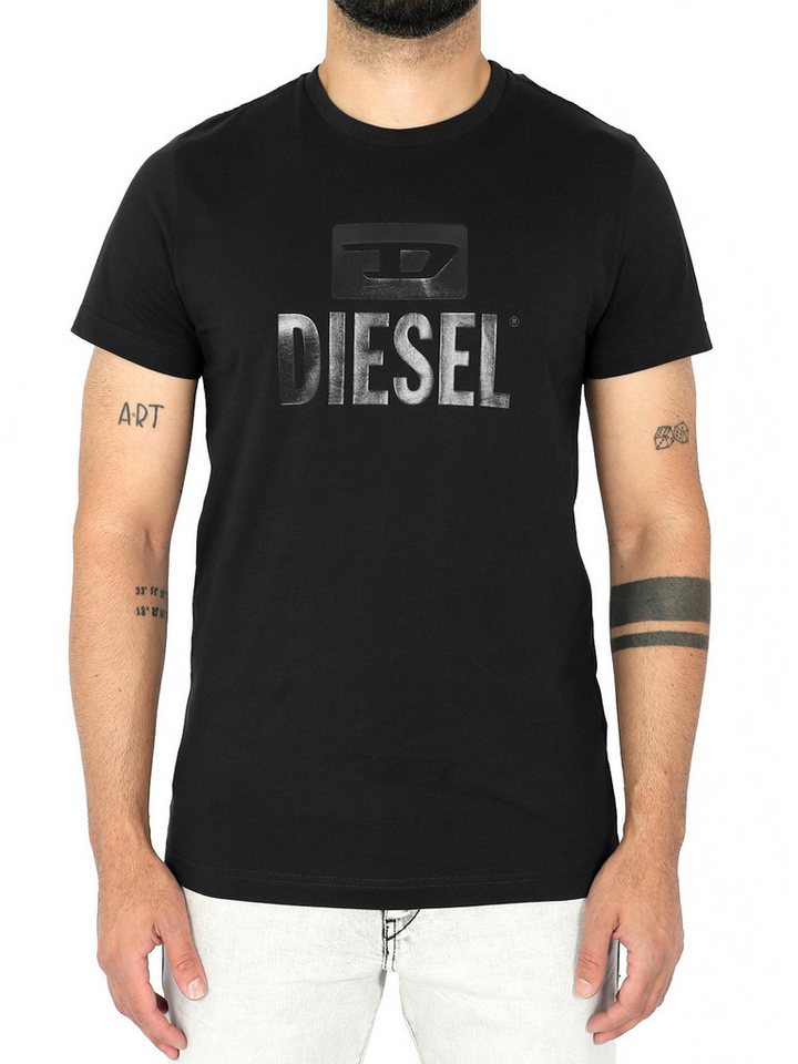 Diesel Rundhalsshirt Slim Fit - T-Diego Tone On Tone 900 von Diesel