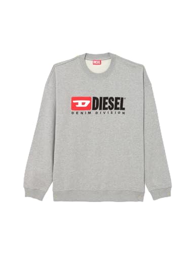 Diesel_S-BOXT-DIV Felpa_Sweatshirt_Grau_L Große Größen von Diesel