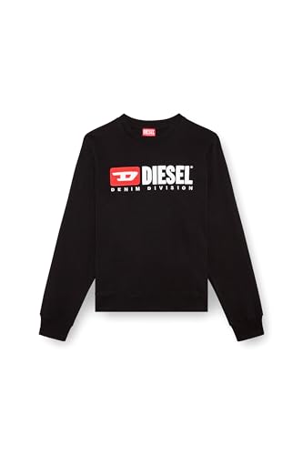 Diesel_S-BOXT-DIV Felpa_Sweatshirt_Schwarz_3XL Große Größen von Diesel