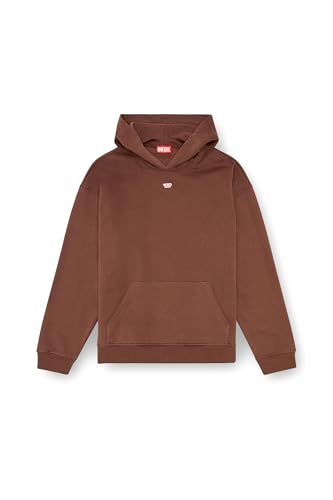 Diesel_S-BOXT-Hood-D Felpa_Sweater_Braun_3XL Große Größen von Diesel