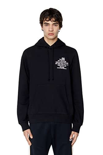 Diesel_S-GINN-HOOD-K26 FELP_SWEATSHIRT_Schwarz_M von Diesel