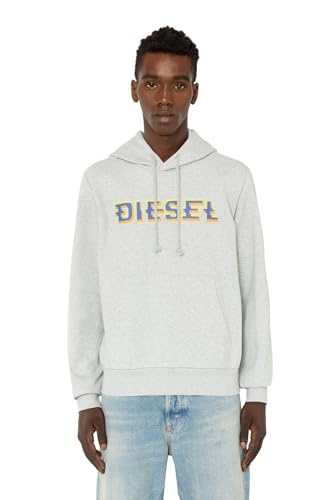 Diesel_S-GINN-HOOD-K27 FELP_SWEATSHIRT_Grau_S von Diesel