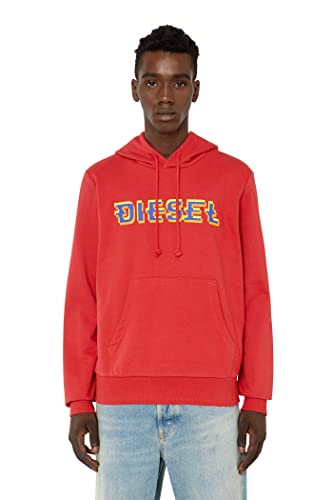 Diesel_S-GINN-HOOD-K27 FELP_SWEATSHIRT_Pink_XXL von Diesel