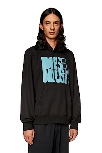 Diesel_S-GINN-HOOD-K29 FELP_Sweater_Schwarz_3XL von Diesel