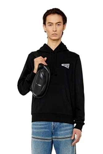Diesel_S-GINN-HOOD-K31 FELP_Sweatshirt_Schwarz_XXL von Diesel