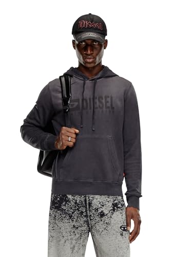Diesel_S-GINN-HOOD-K44 Felpa_Sweatshirt_Schwarz_XXL Große Größen Diesel_S-GINN-HOOD-K44 Felpa_Sweatshirt_Schwarz_XXL Große Größen von Diesel