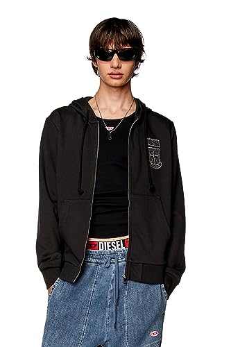 Diesel_S-GINN-HOOD-ZIP-K10_Sweatshirt_Schwarz_M von Diesel