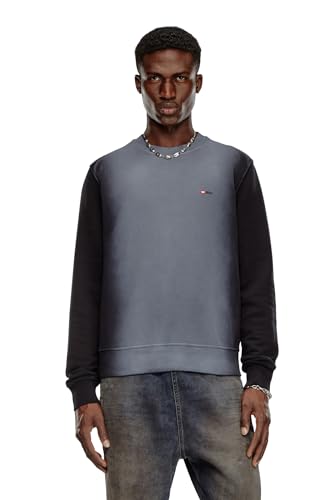 Diesel_S-GINN-K48 Felpa_Sweatshirt_Schwarz_XXL Große Größen von Diesel