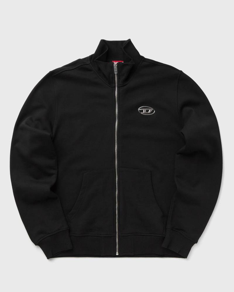 Diesel S-GINNI-ZIP-OD SWEATSHIRT men Sweatshirts|Zippers black in Größe:L von Diesel