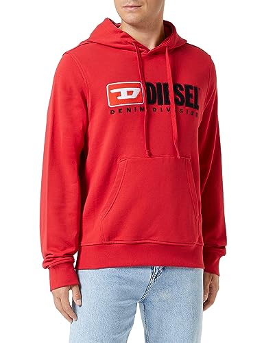 Diesel_S-Ginn-Hood-DIV FELP_Sweatshirt_Rot_XL von Diesel
