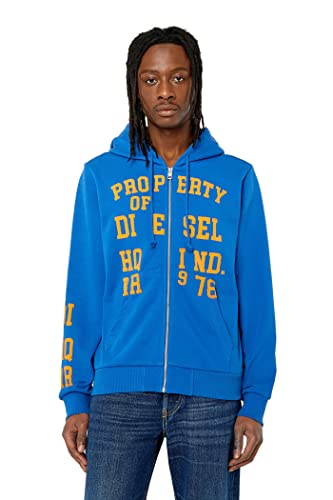 Diesel_S-Ginn-Hood-Zip-K7 F_Sweatshirt_Blau_XXL von Diesel