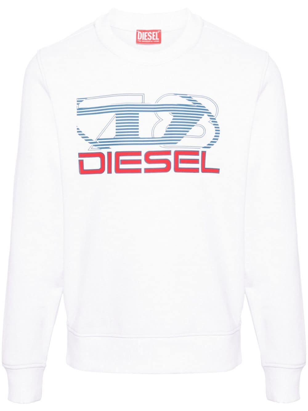 Diesel S-Ginn-K43 Jersey-Sweatshirt - Weiß von Diesel