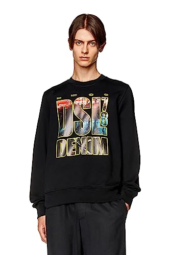 Diesel_S-Ginn-L3 Felpa_Sweatshirt_Schwarz_XL von Diesel