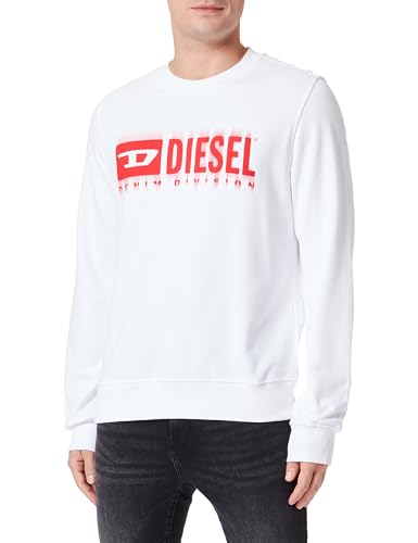 Diesel_S-Ginn-L8 Felpa_Sweatshirt_Weiß_L von Diesel