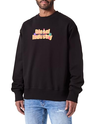 Diesel_S-MACS-L1 Felpa_Sweatshirt_Schwarz_XS von Diesel