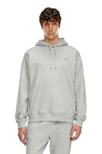 Diesel_S-ROB-Hood-DOVAL-PJ Felpa_Sweatshirt_Grau_XXL Große Größen von Diesel
